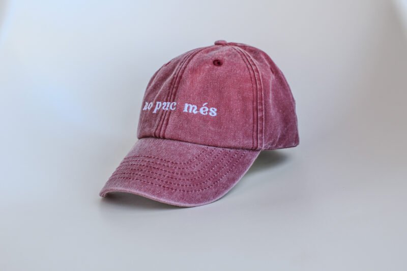 GORRA NO PUC MÉS VINTAGE BURDEOS - Imagen 8