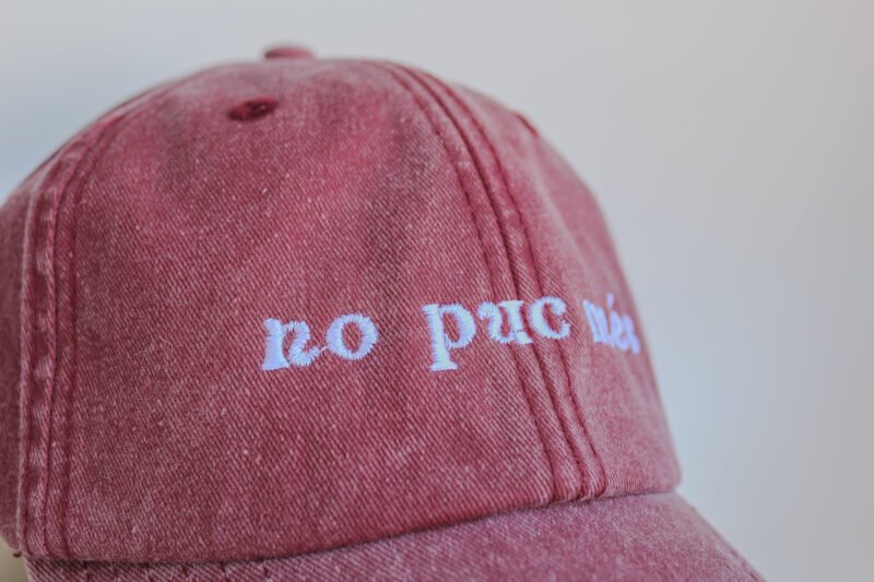 GORRA NO PUC MÉS VINTAGE BURDEOS - Imagen 9