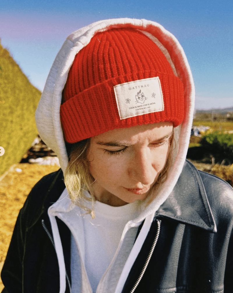 NFC | Gorro de lana bonie rojo - Imagen 3