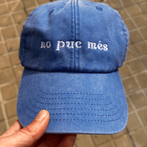 GORRA NO PUC MÉS VINTAGE AZUL