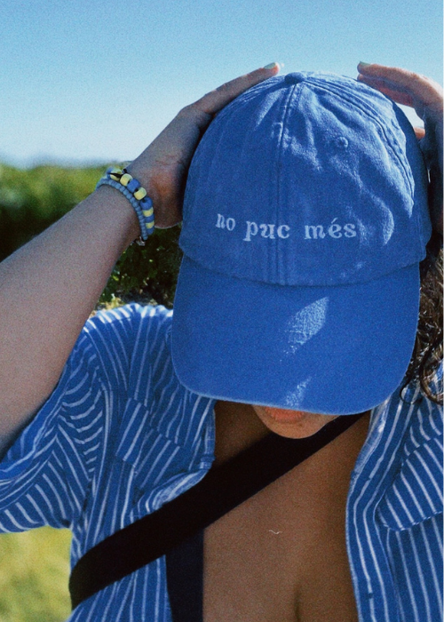 GORRA NO PUC MÉS VINTAGE AZUL