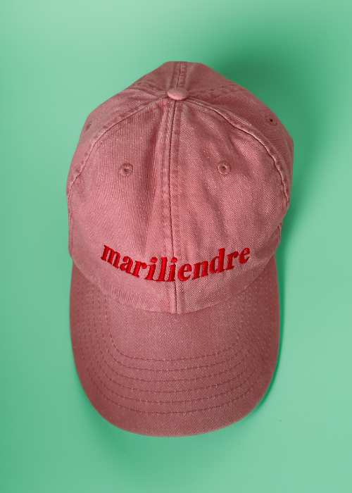 gorra rosa vintage mariliendre