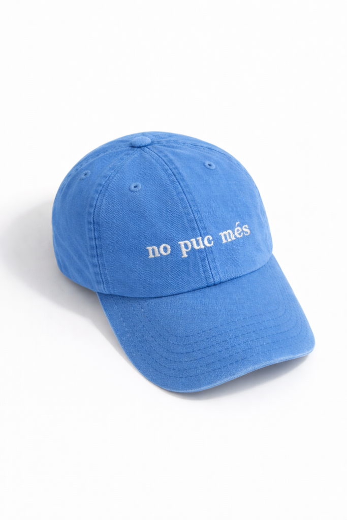 gorra no puc mes azul