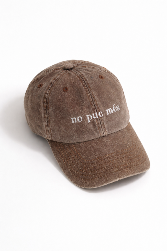 gorra no puc mes marron